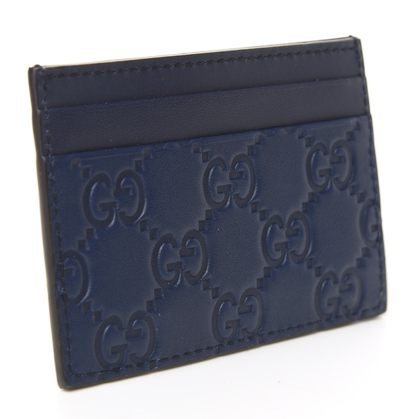 Guccissima Card Holder Blue