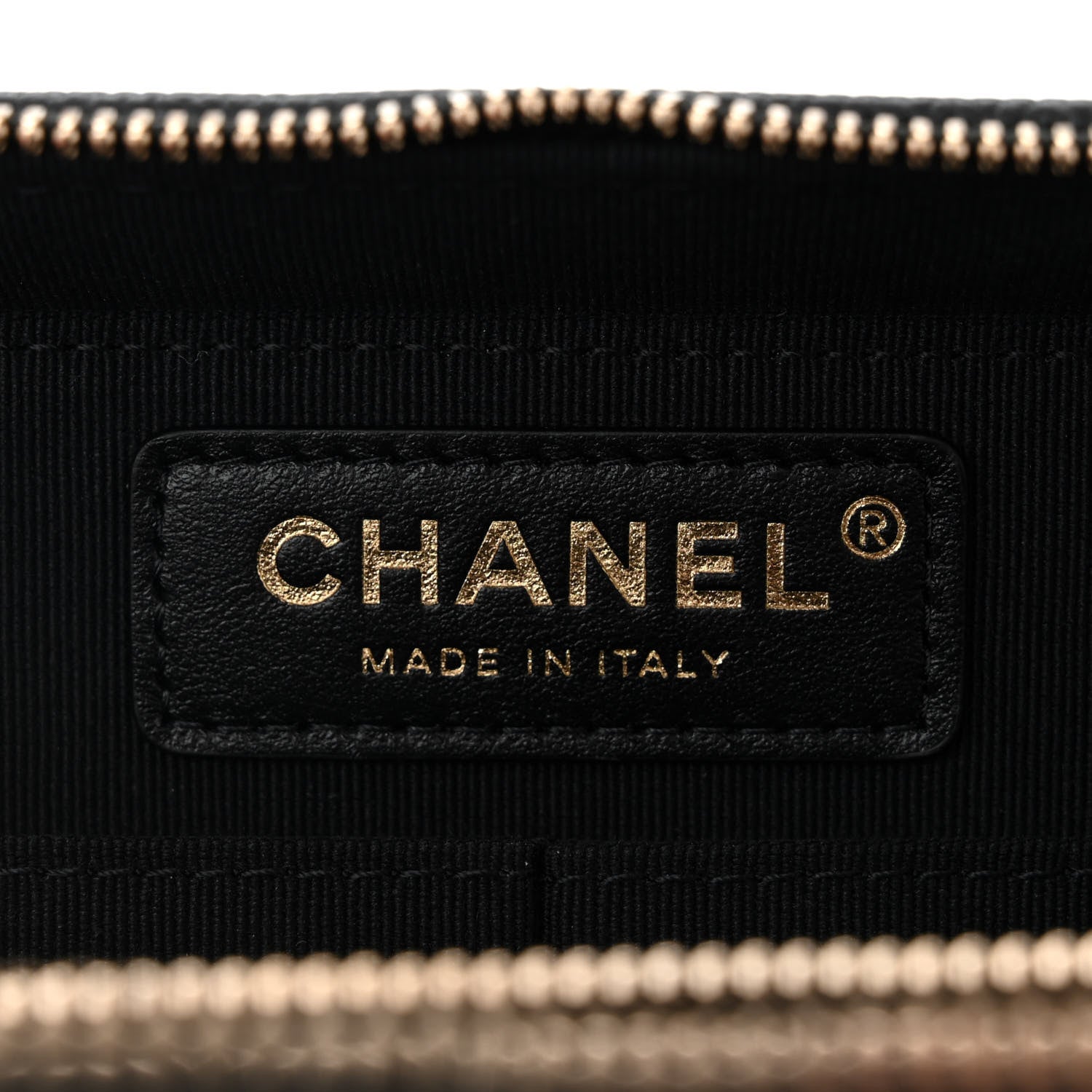 Chanel Caviar Quilted Vanity Case Black 7 of 12