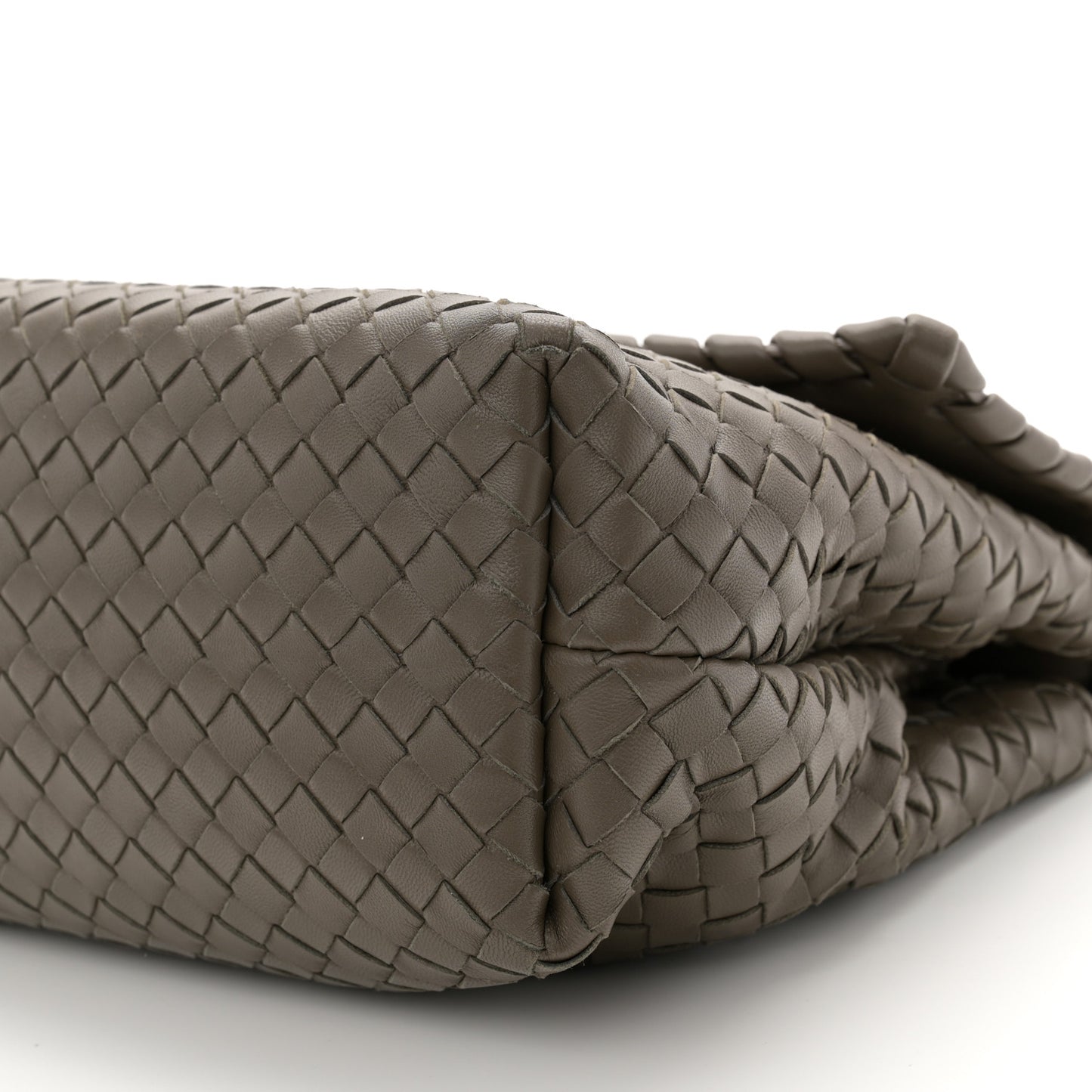 Nappa Intrecciato Medium Olimpia Shoulder Bag Mink