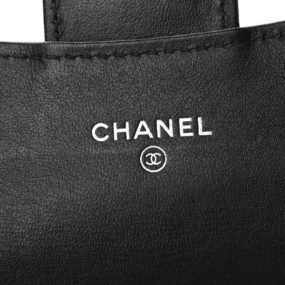 Chanel Aged Calfskin Chevron Quilted Reissue Flap Card Holder So Black 6 of 8