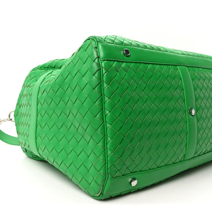Bottega Veneta Calfskin Intrecciato Large Duffle Bag Parakeet 9 of 10