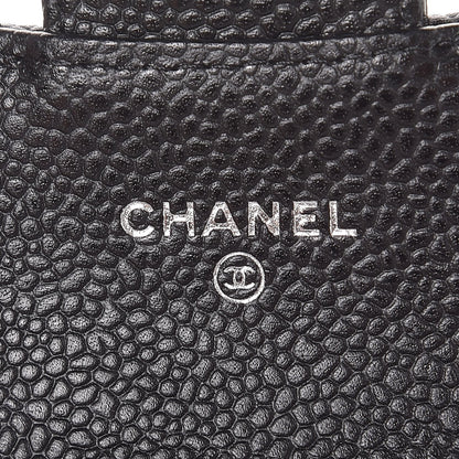 Chanel Caviar Quilted Flap Card Holder Black 6 of 9