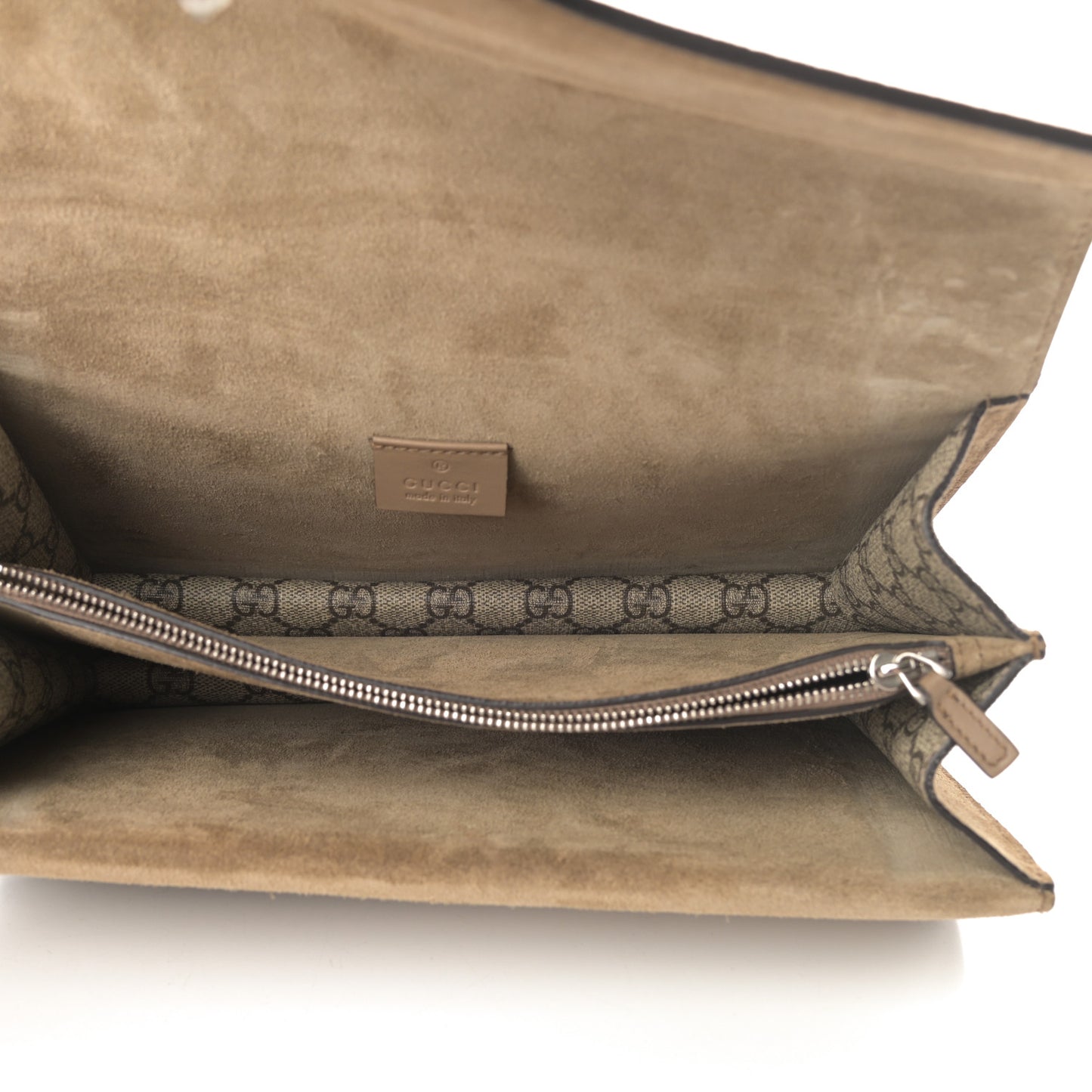 GG Supreme Monogram Small Dionysus Shoulder Bag Taupe