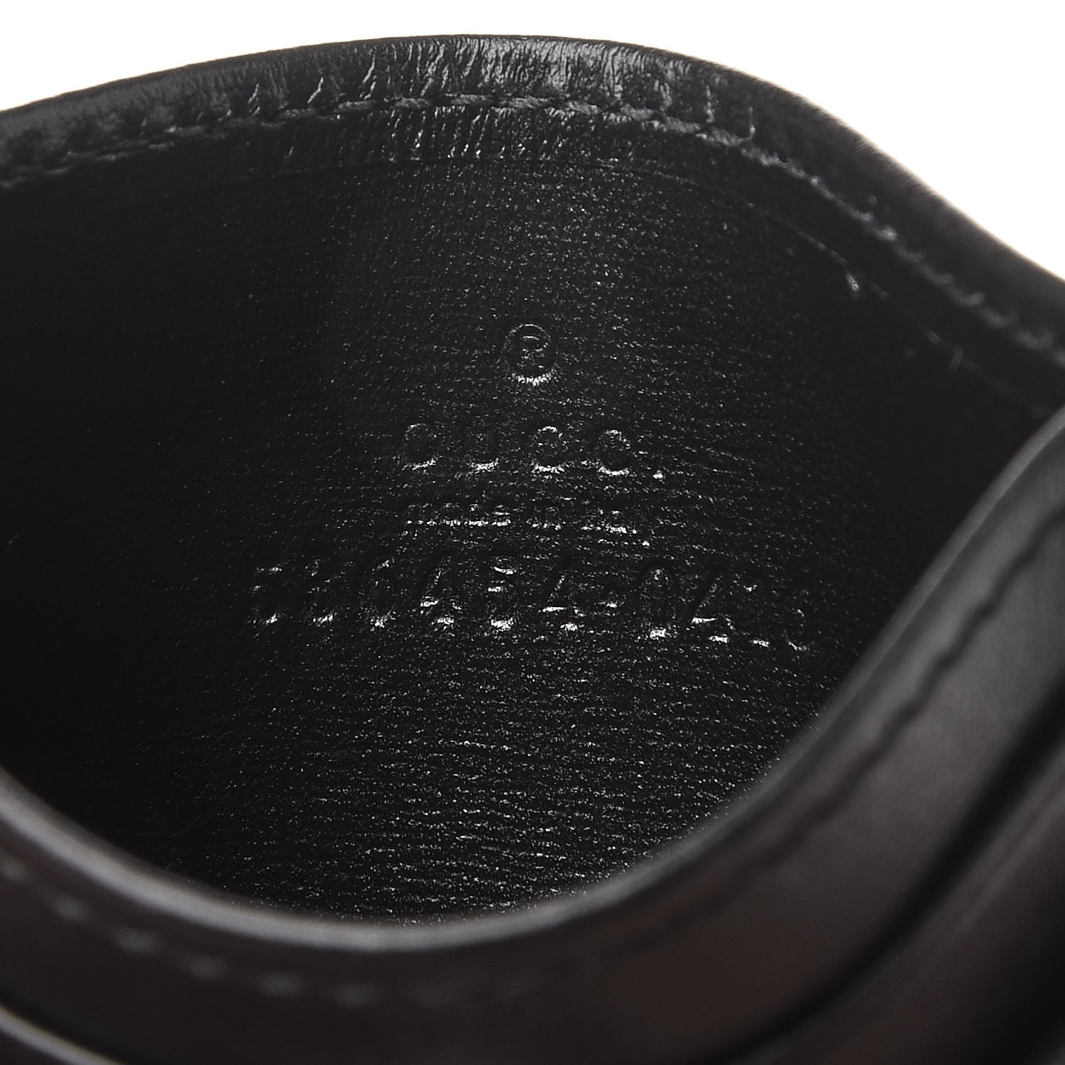 Gucci Calfskin Web Trapuntata Ophidia Card Holder Black 6 of 6
