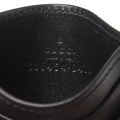 Gucci Calfskin Web Trapuntata Ophidia Card Holder Black 6 of 6