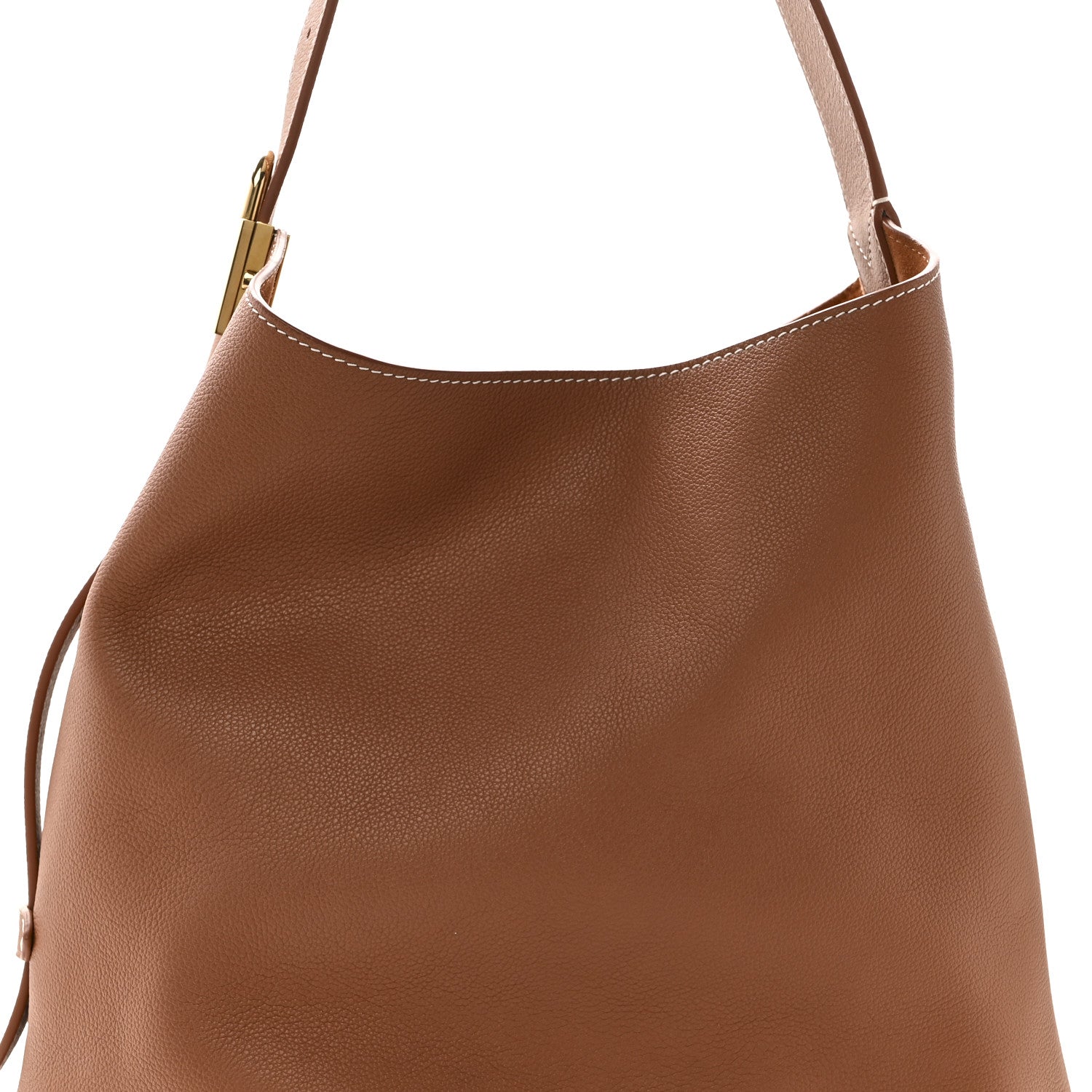 Louis Vuitton Grained Calfskin Low Key Hobo MM Cognac 8 of 10