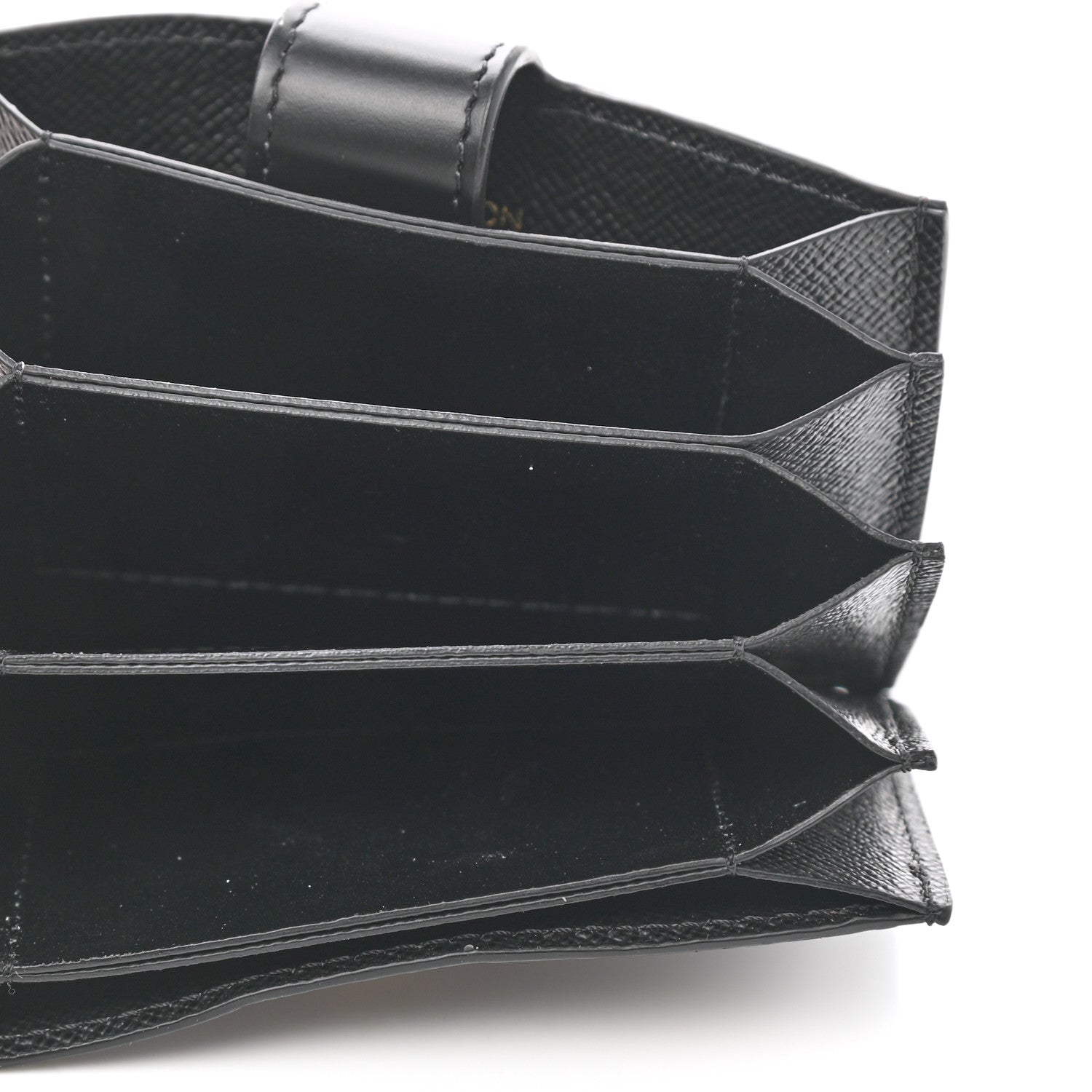 Louis Vuitton Monogram Gusset Card Holder Black 5 of 6