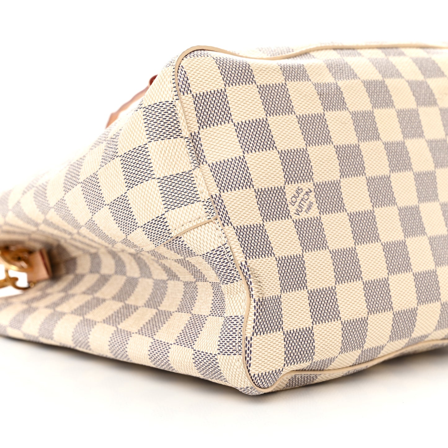 Damier Azur Braided Neonoe MM Peach Cream