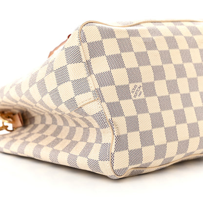Louis Vuitton Damier Azur Braided Neonoe MM Peach Cream 9 of 12