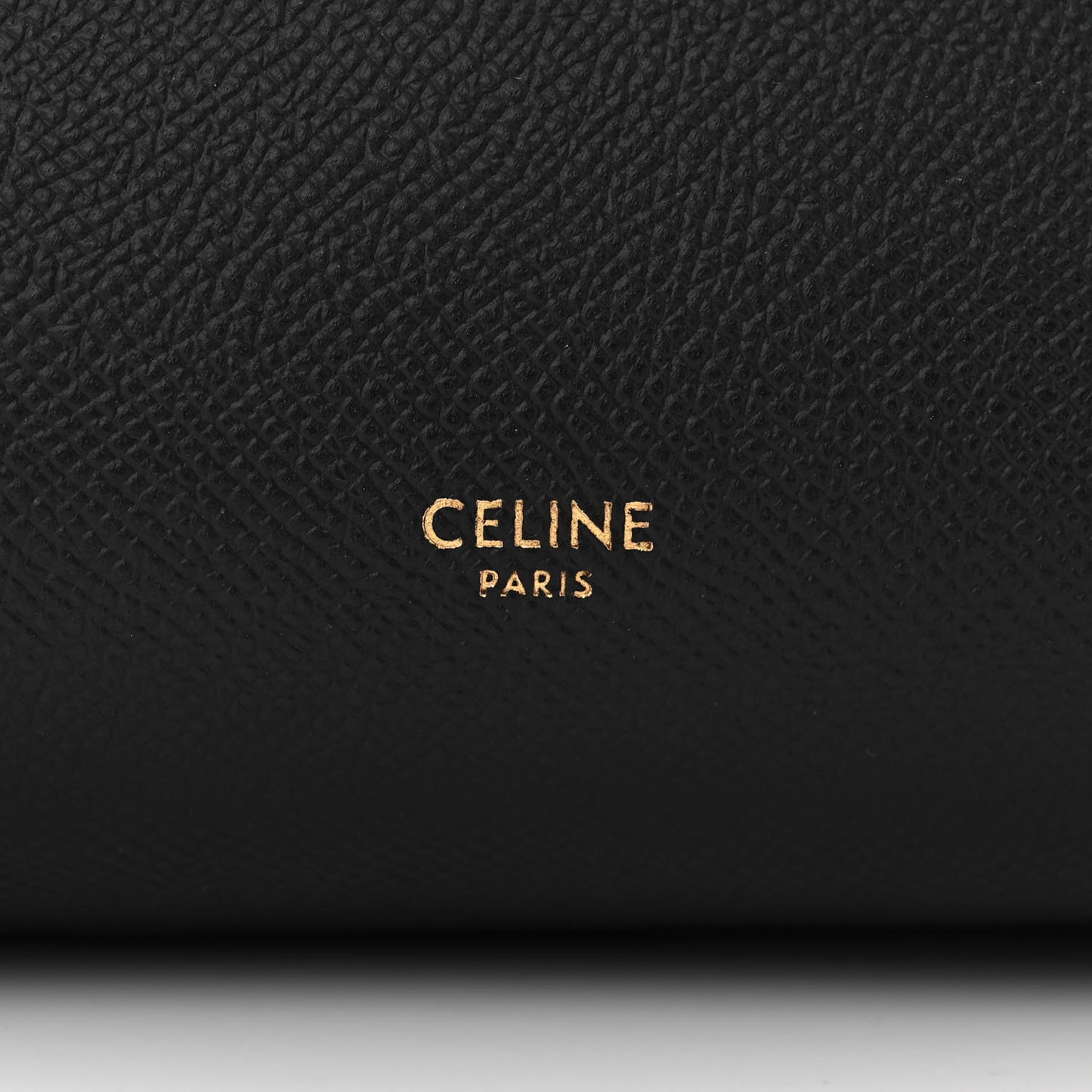 Grained Calfskin Mini Belt Bag Black