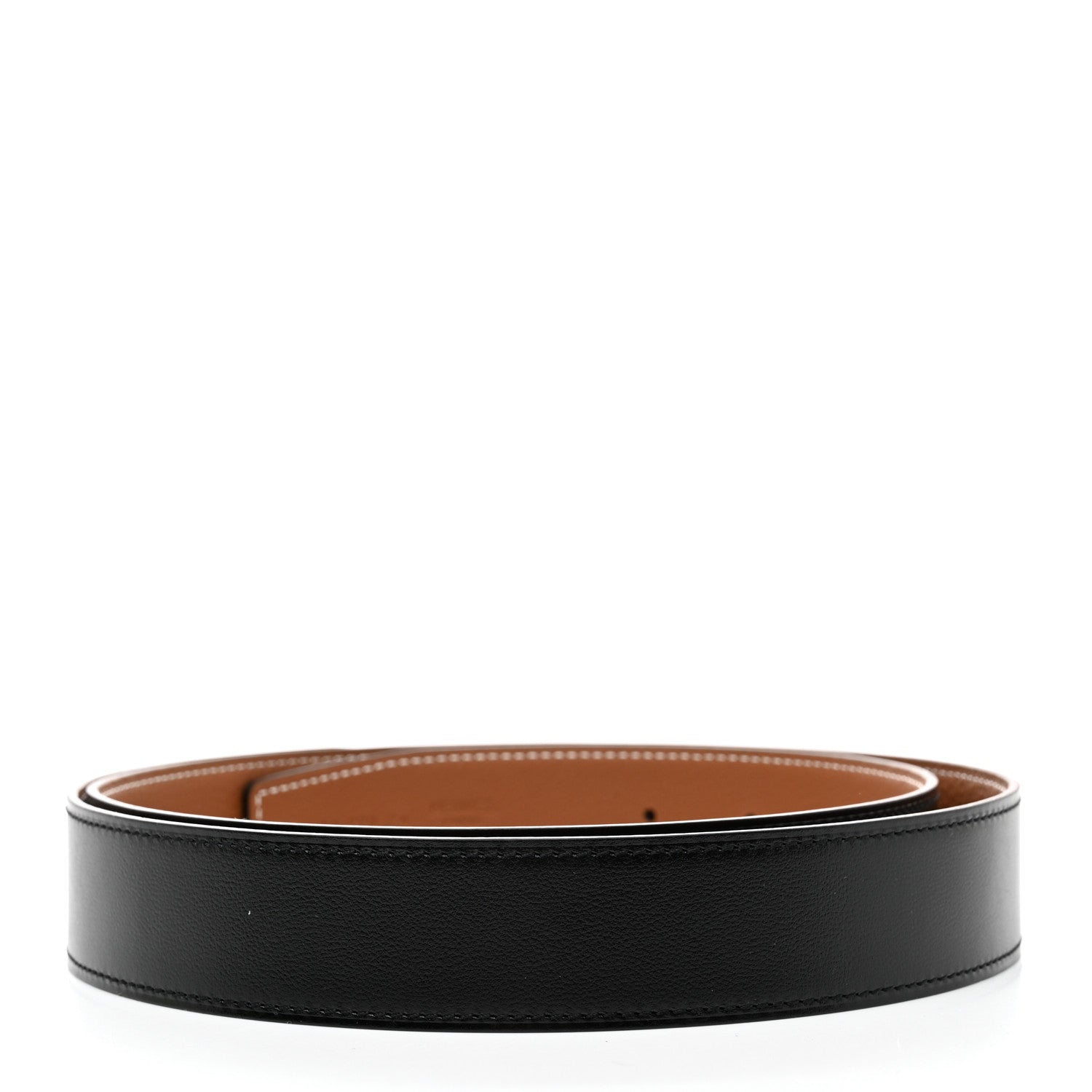 Hermes Box Togo 32mm Belt Strap 95 38 Gold Black 2 of 6