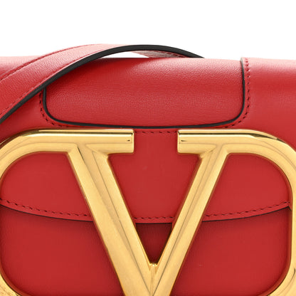 Valentino Garavani Calfskin Small Supervee Crossbody Bag Rouge Pur 7 of 14