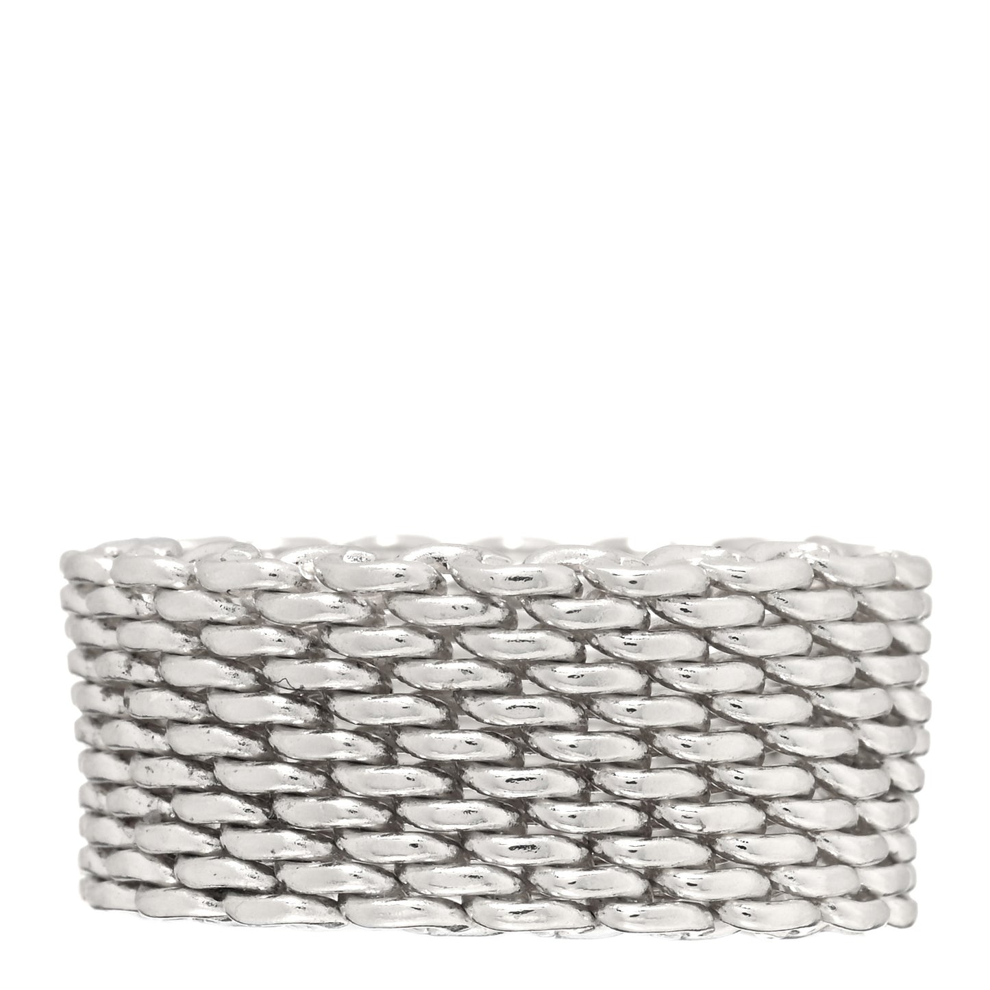 Sterling Silver Somerset Mesh Ring 56 7.75