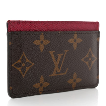 Louis Vuitton Monogram Card Holder Fuchsia 3 of 9