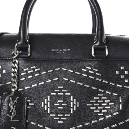 Saint Laurent Calfskin Studded Classic Baby Duffle Black 11 of 11