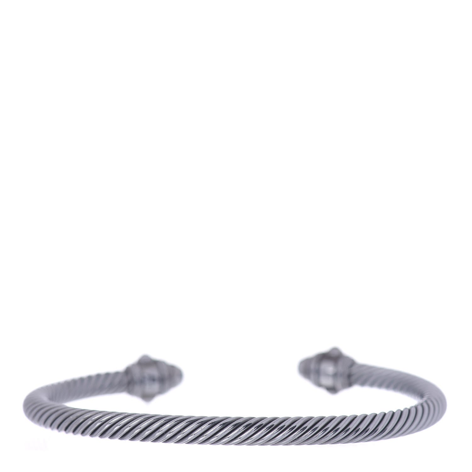 David Yurman Darkened Sterling Silver 5mm Renaissance Bracelet 3 of 4