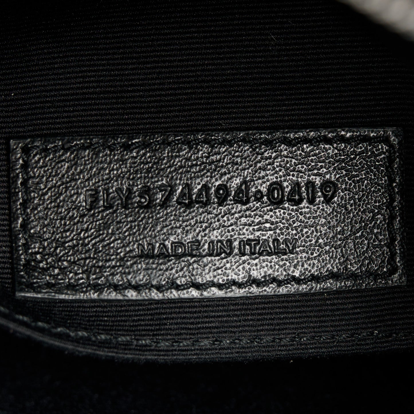 Calfskin Matelasse Monogram Monochrome Lou Camera Bag Black