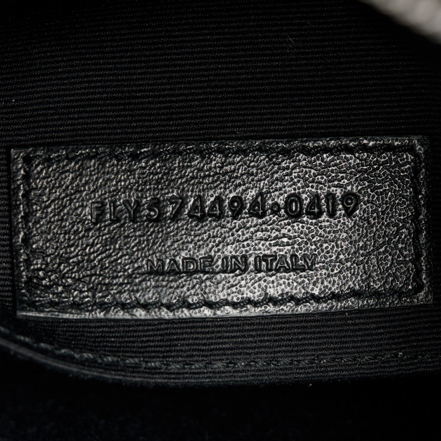 Saint Laurent Calfskin Matelasse Monogram Monochrome Lou Camera Bag Black 7 of 10