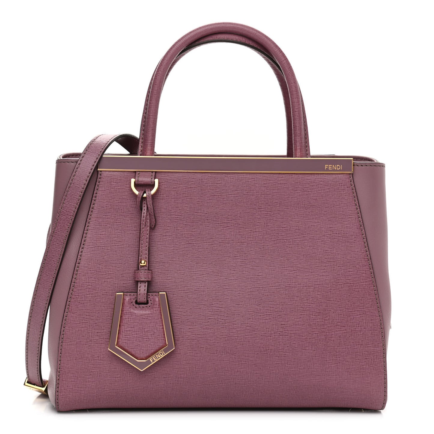 Vitello Elite Flamingo Petite 2Jours Tote Lilla Glicine