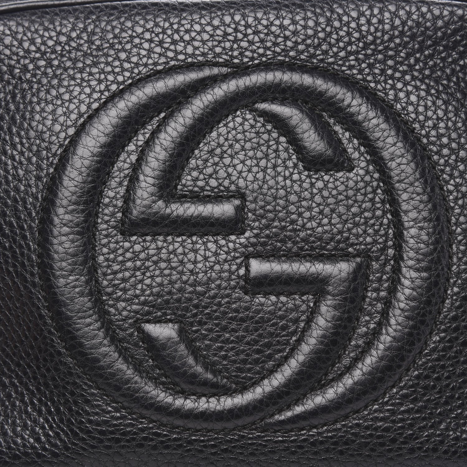 Gucci Pebbled Calfskin Small Soho Disco Bag Black 11 of 13