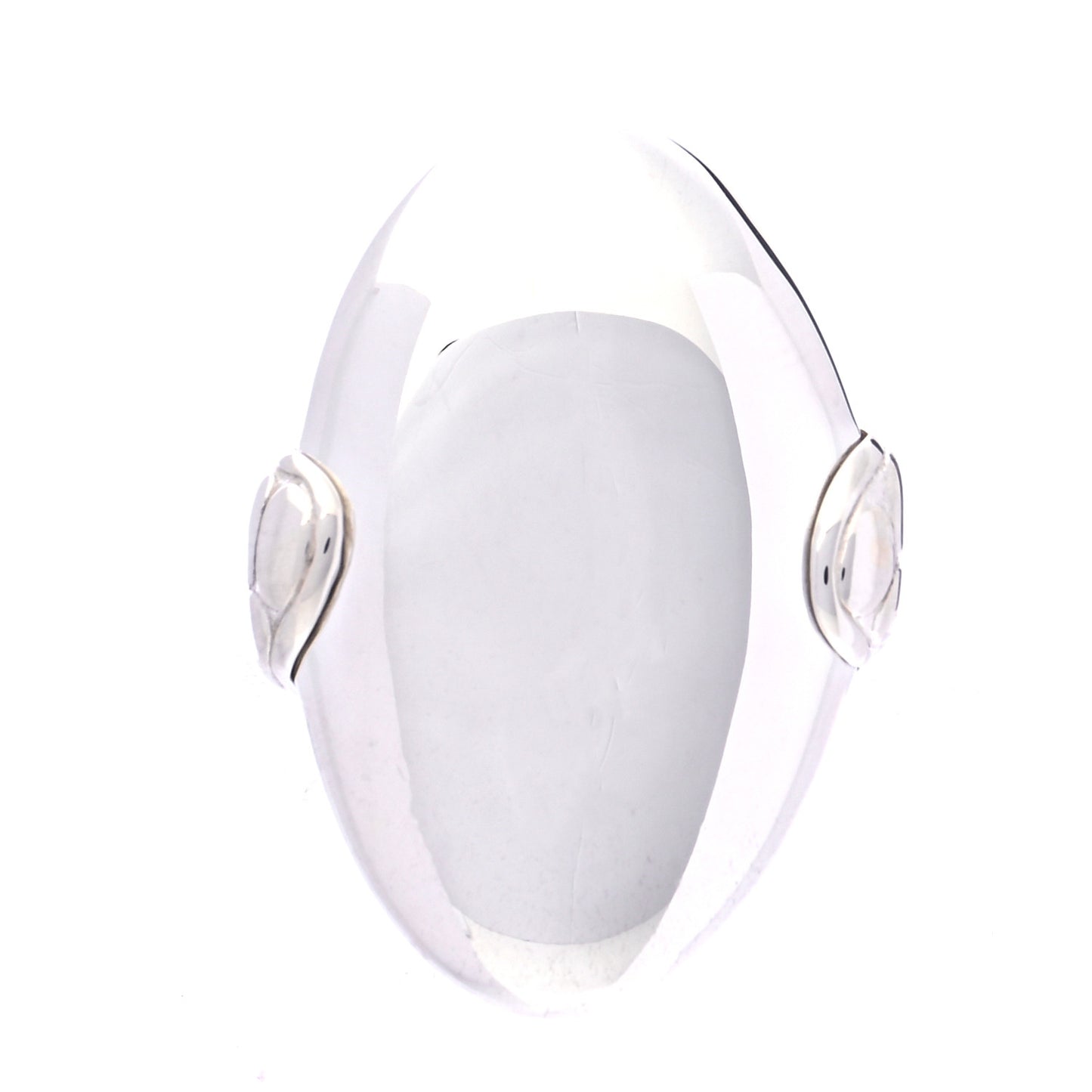 Sterling Silver Pebble Oval Ring