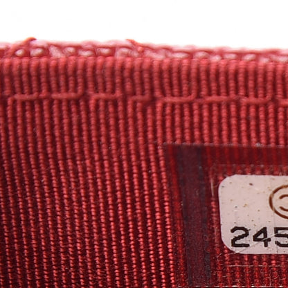 Chanel Caviar Quilted Flap Card Holder Dark Red 8 of 10