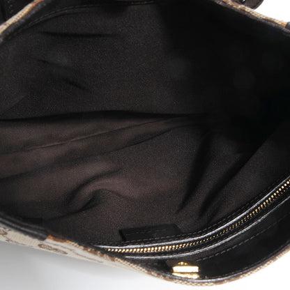 Gucci Monogram Hasler Hobo Dark Brown 5 of 7
