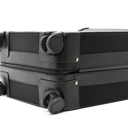 Prada Tessuto Nylon Saffiano Trolley Luggage Black 9 of 13