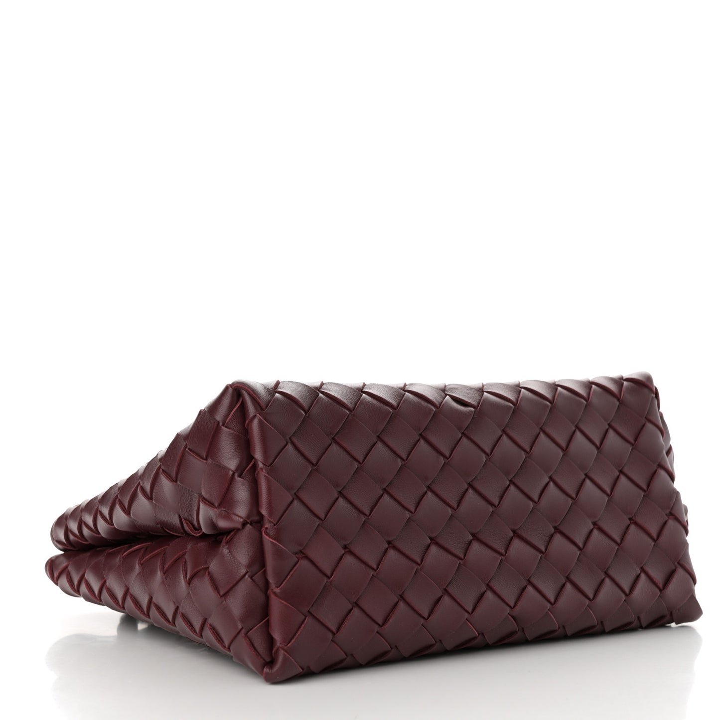 Nappa Intrecciato Small Andiamo Shoulder Bag Barolo