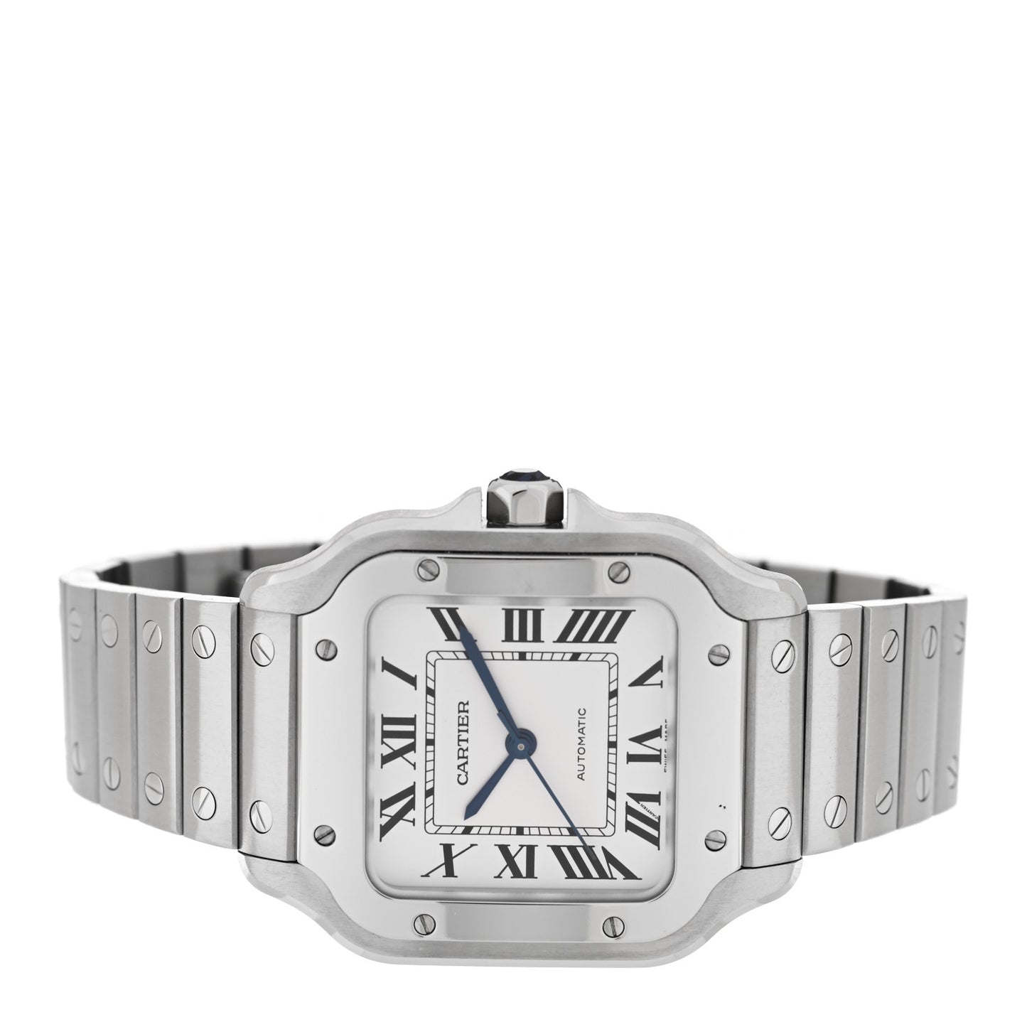 Stainless Steel 35mm Santos de Cartier Automatic Watch