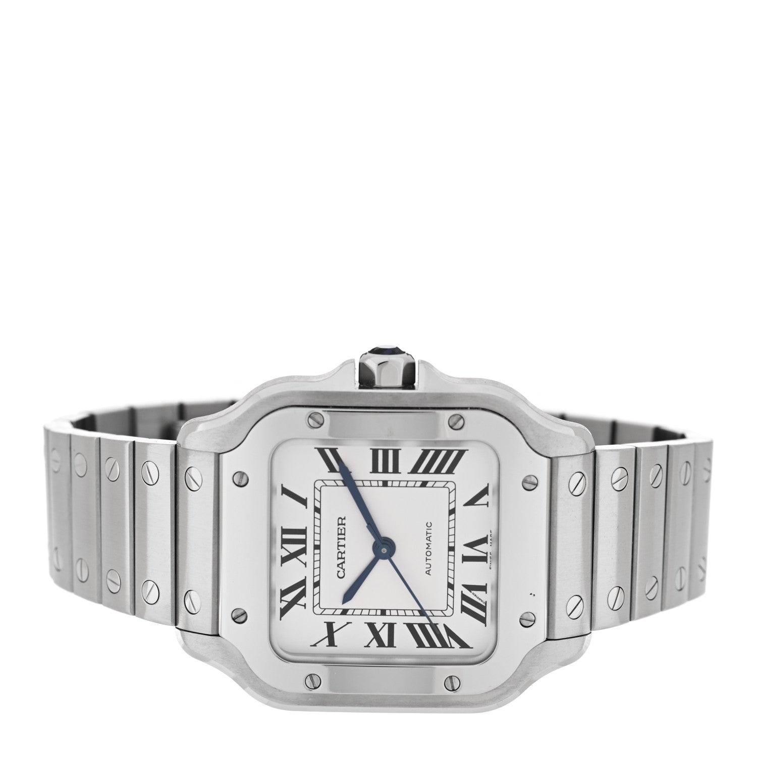 Cartier Stainless Steel 35mm Santos de Cartier Automatic Watch 2 of 6