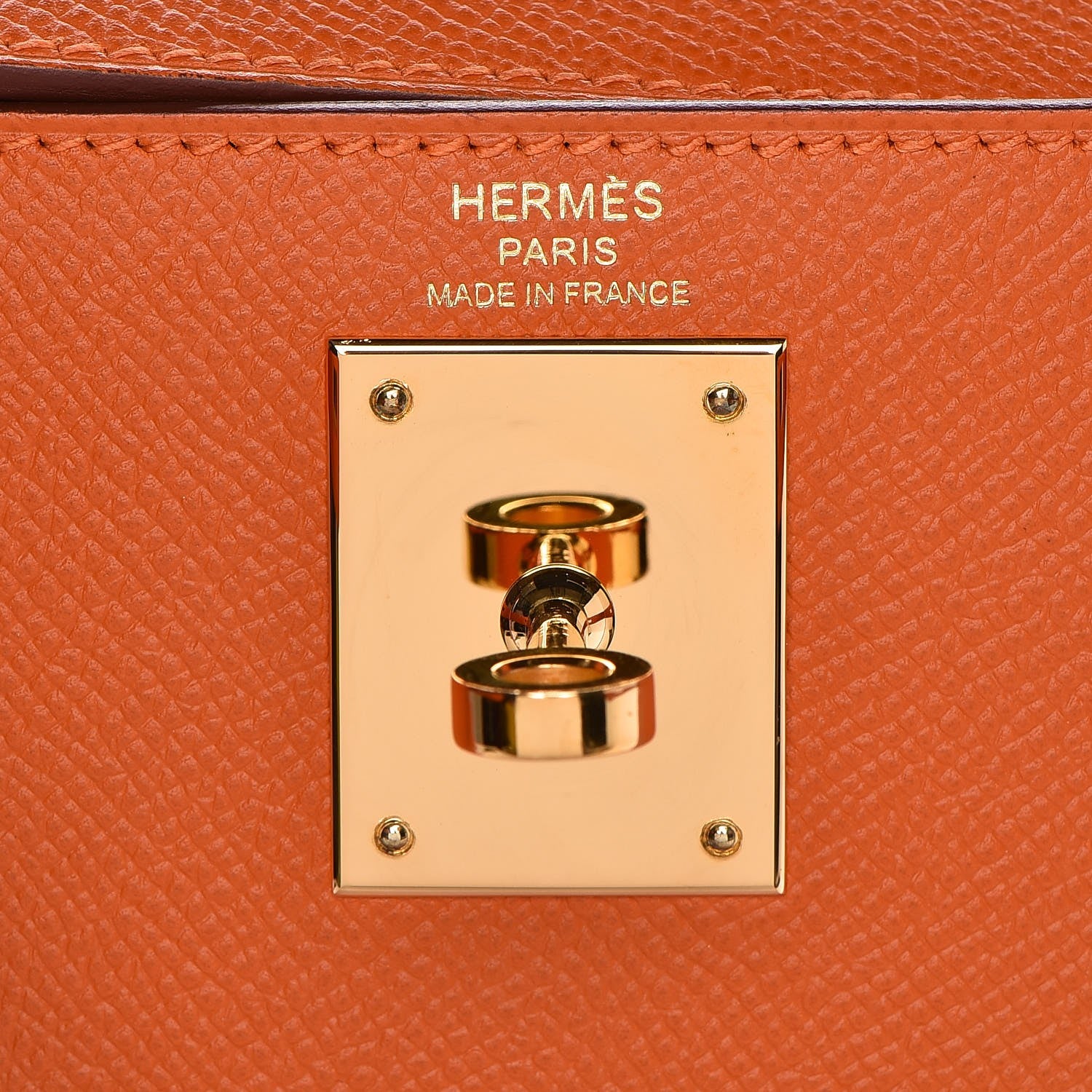 Hermes Epsom Kelly Sellier 28 Orange 6 of 33
