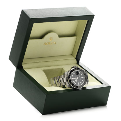 Rolex Stainless Steel 40mm Oyster Perpetual Date GMT Master II Watch Black 116710LN 5 of 5