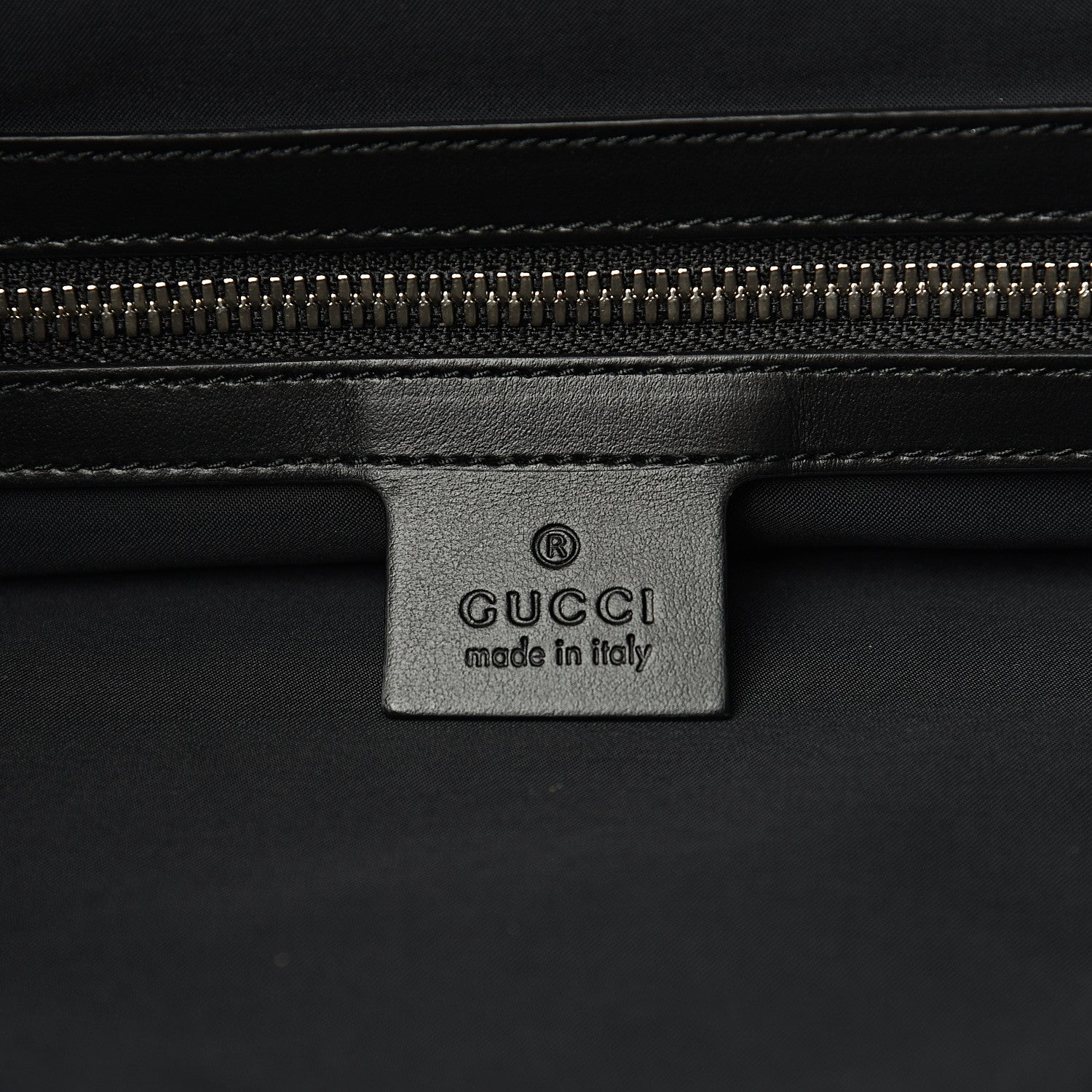 Gucci Calfskin Small GucciGhost Drawstring Backpack Black 6 of 10