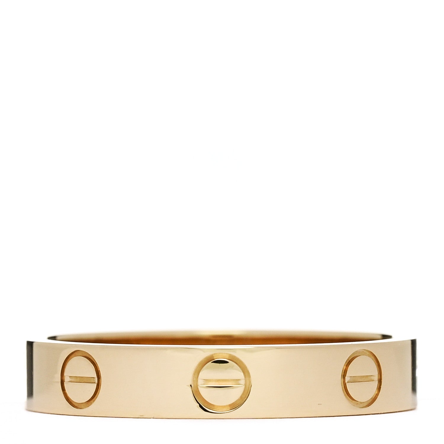 Cartier 18K Yellow Gold 3.5mm LOVE Wedding Band Ring 55 7.25 3 of 5