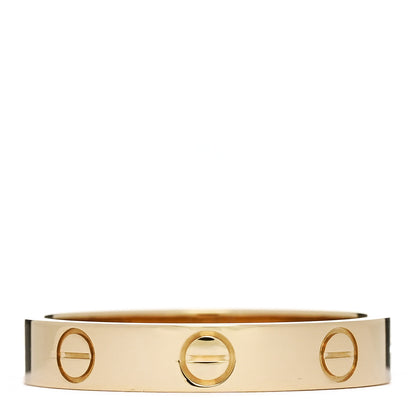 Cartier 18K Yellow Gold 3.5mm LOVE Wedding Band Ring 55 7.25 3 of 5
