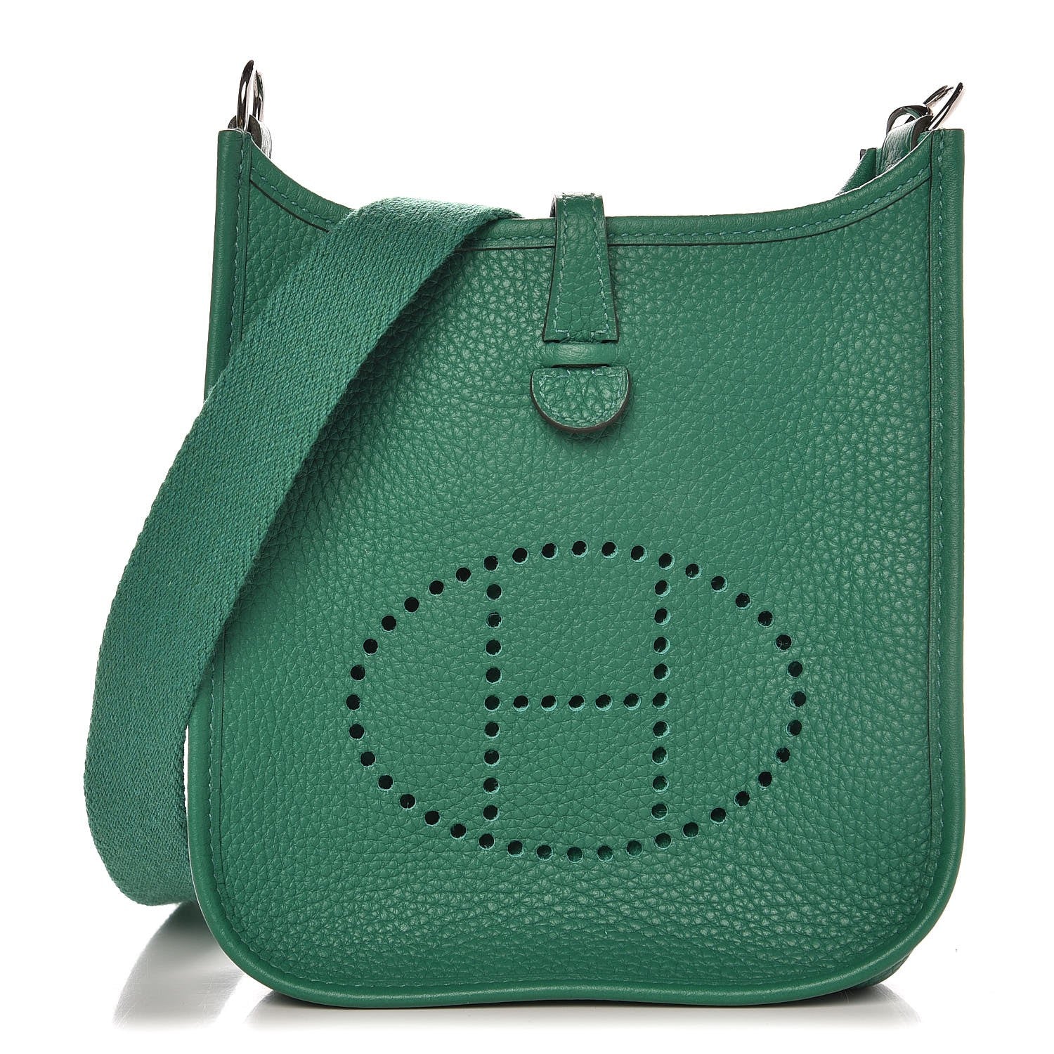 Hermes Taurillon Clemence Evelyne TPM Vert Vertigo 1 of 9