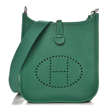 Hermes Taurillon Clemence Evelyne TPM Vert Vertigo 1 of 9
