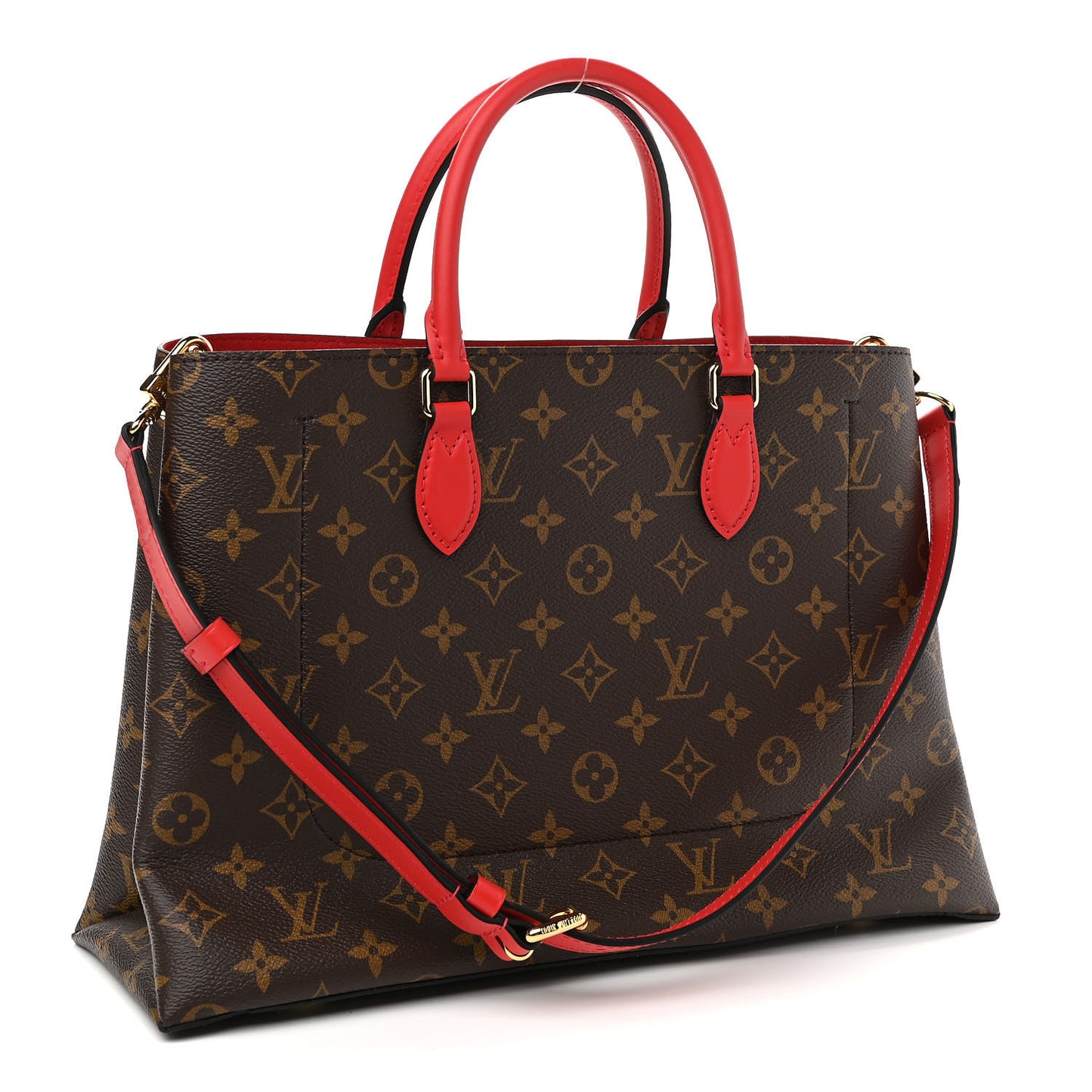 Monogram Flower Tote Coquelicot