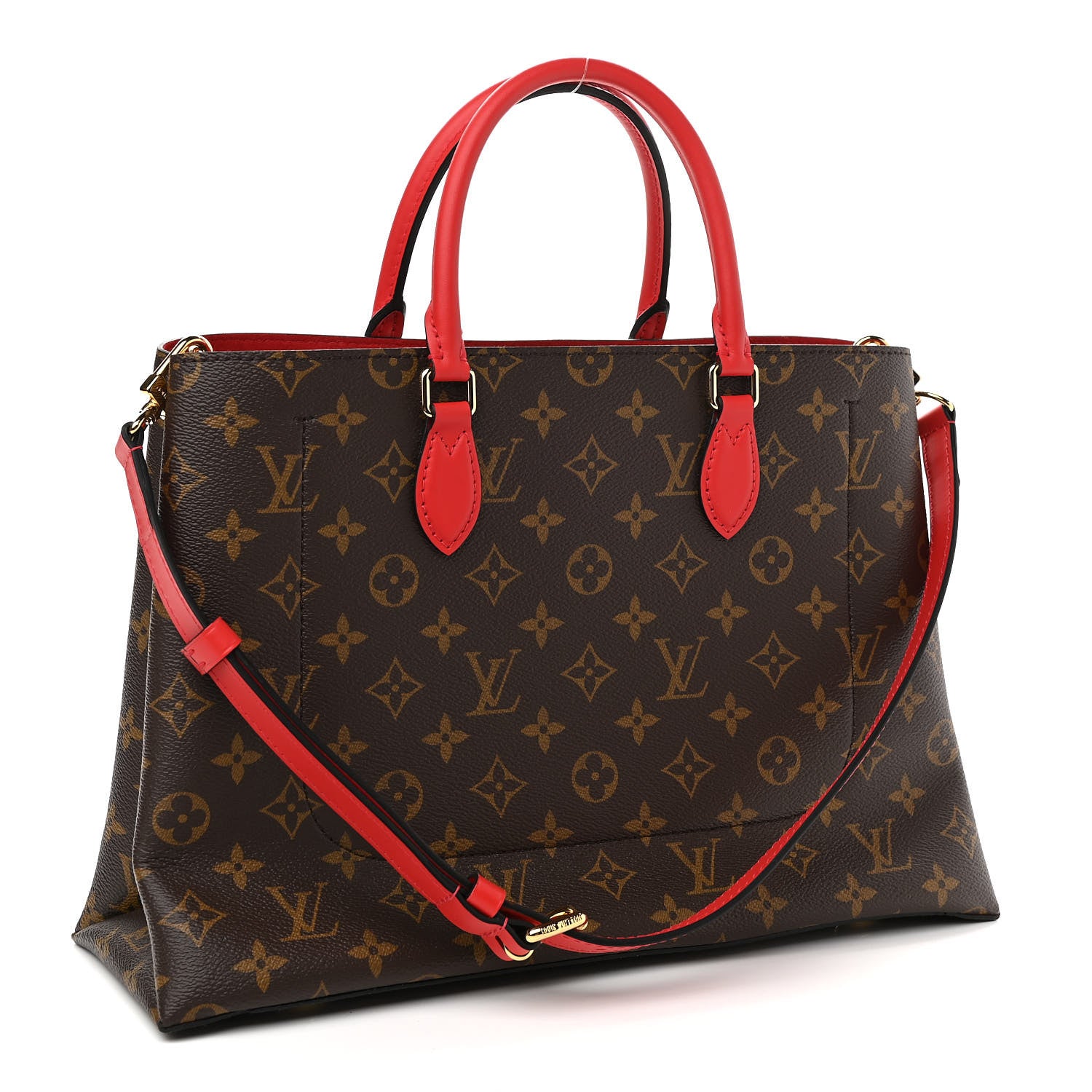 Louis Vuitton Monogram Flower Tote Coquelicot 3 of 9