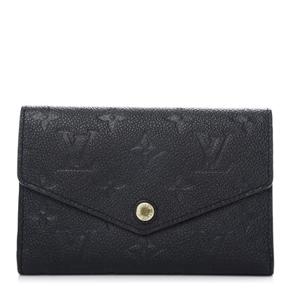 Louis Vuitton Empreinte Compact Curieuse Wallet Black 1 of 6