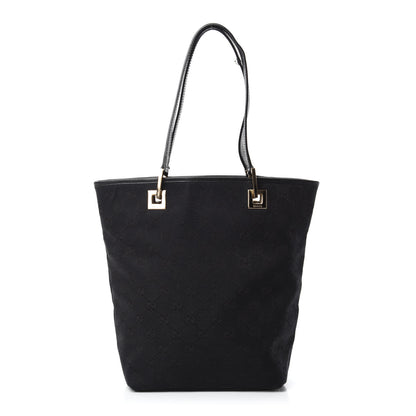 Gucci Monogram Small Bucket Tote Black 1 of 11