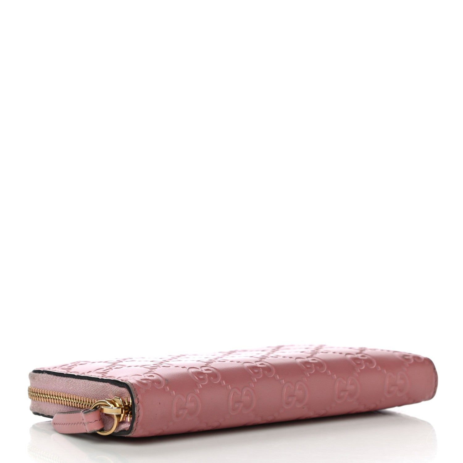 Gucci Guccissima Zip Around Wallet Pink 4 of 11