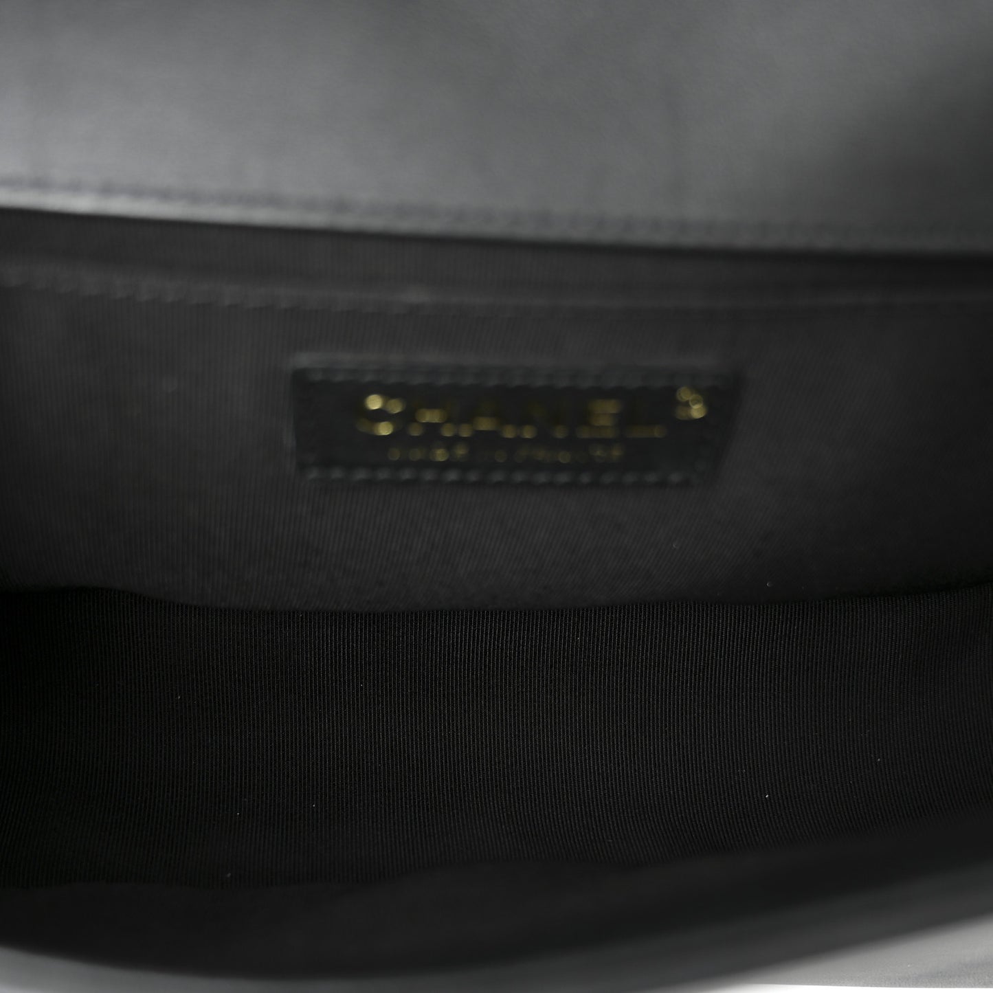 Calfskin Medium Boy Logo Top Handle Flap Black