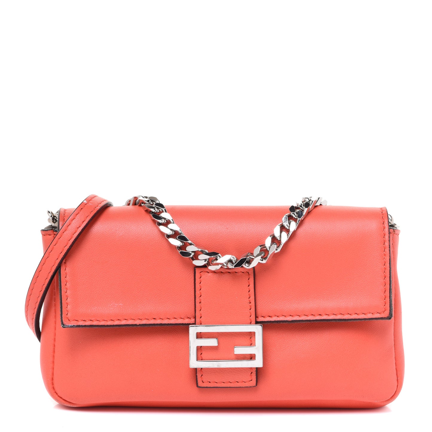 Shiny Nappa Micro Baguette Papavero