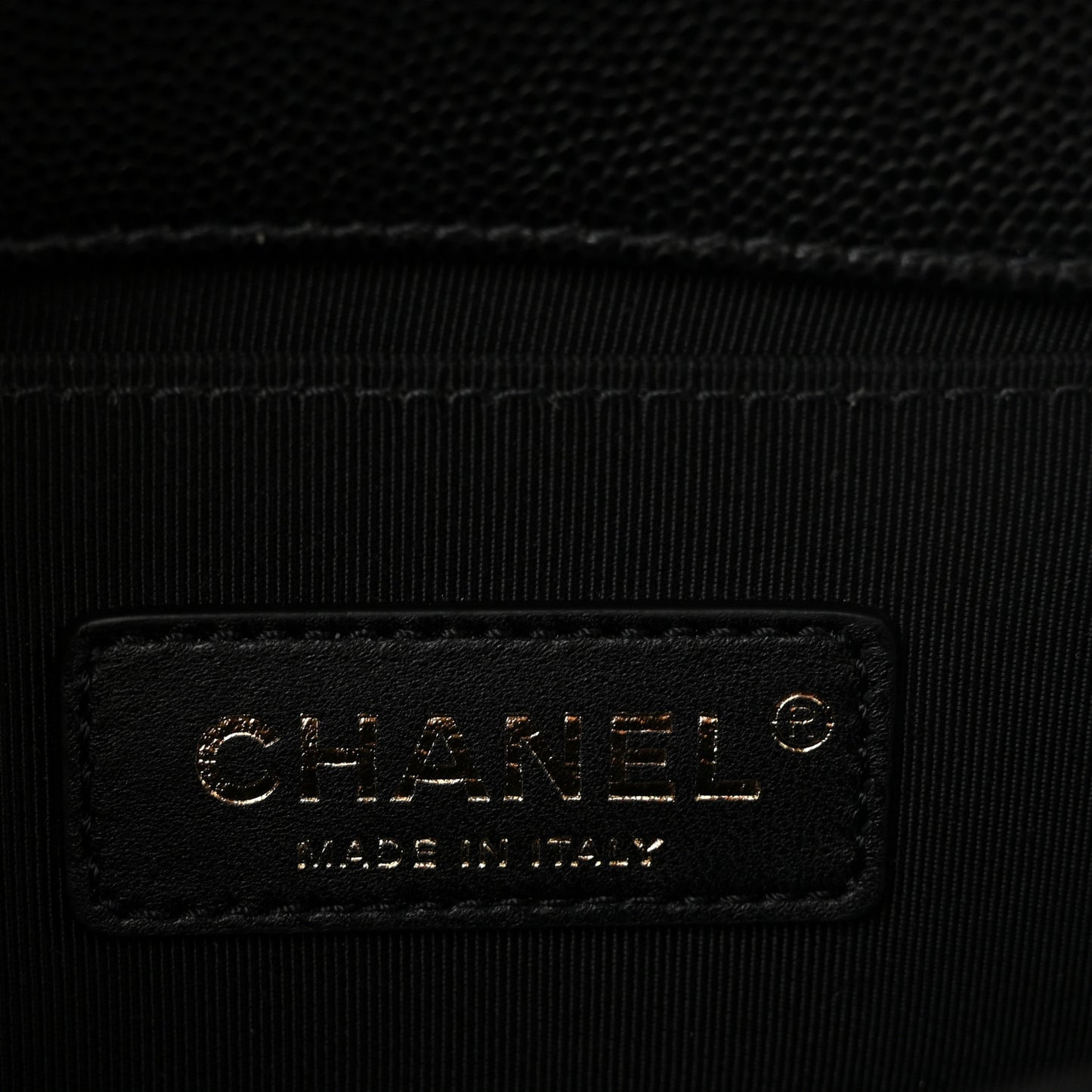 Caviar Quilted Small Boy Flap Black