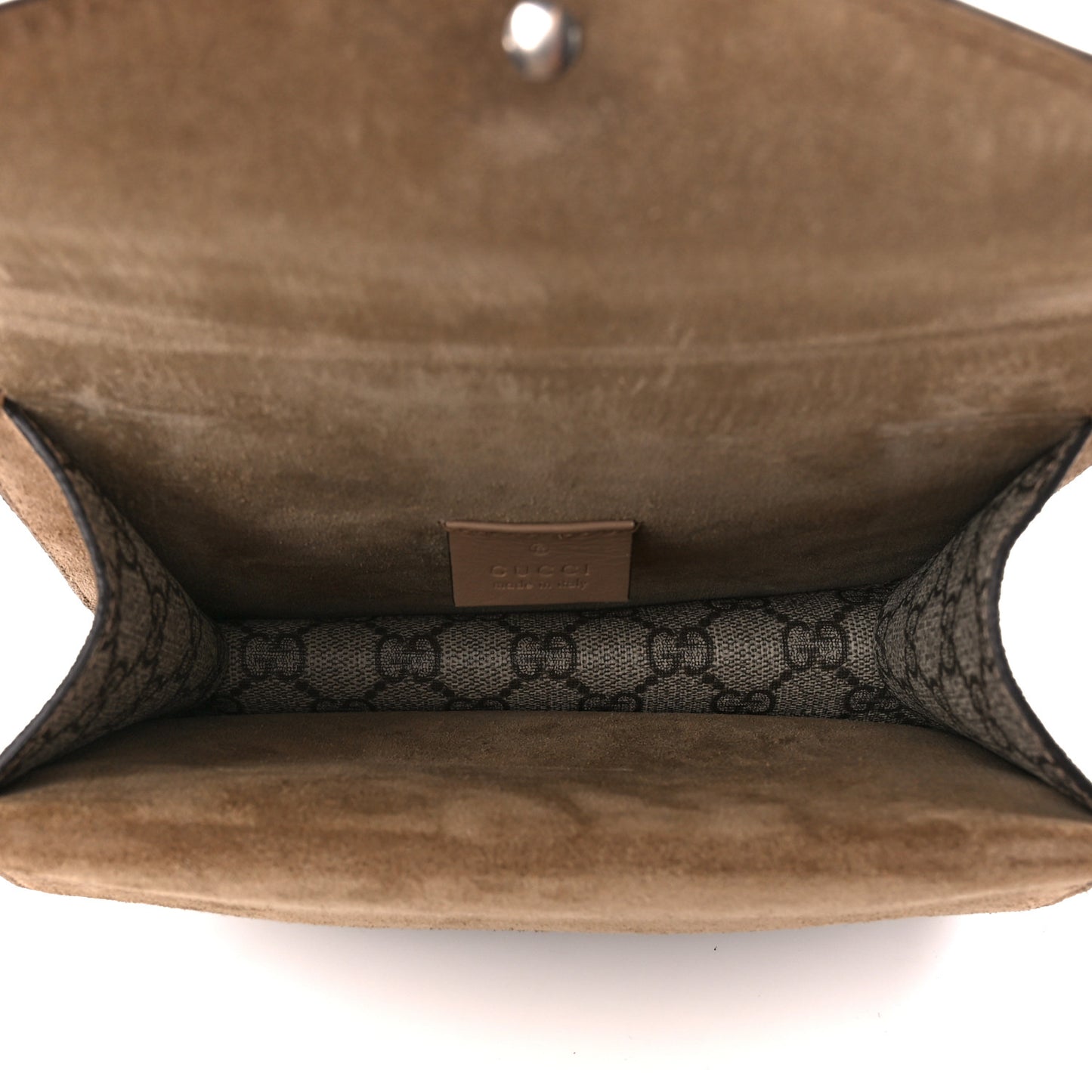 GG Supreme Monogram Mini Dionysus Shoulder Bag Taupe