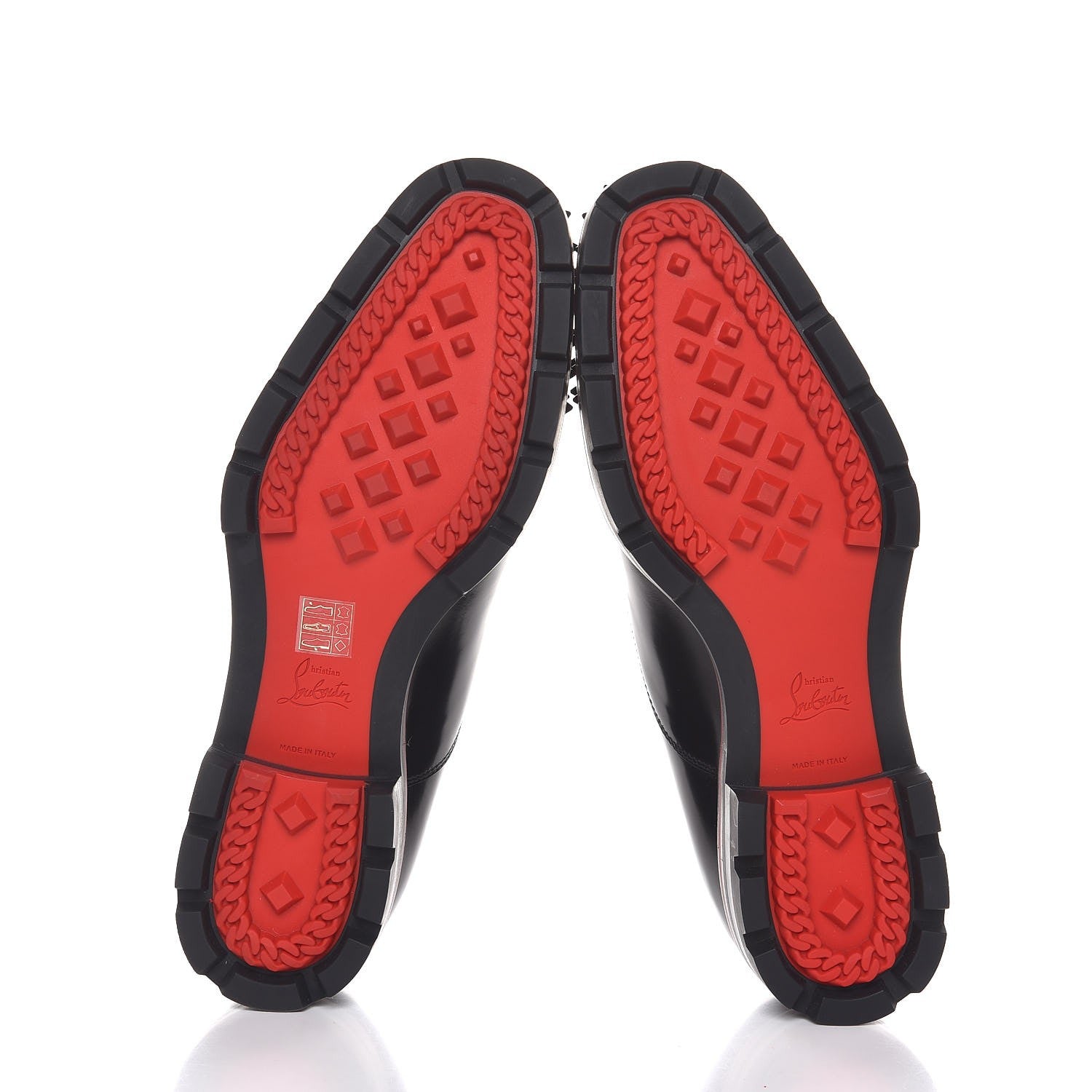 Christian Louboutin Mens Abrasiva Calfskin Alpha Point Laceless Flat Balmorals 42 Black 5 of 8