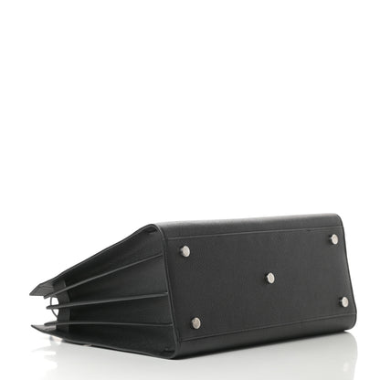 Saint Laurent Grained Calfskin Small Sac De Jour Black 4 of 11