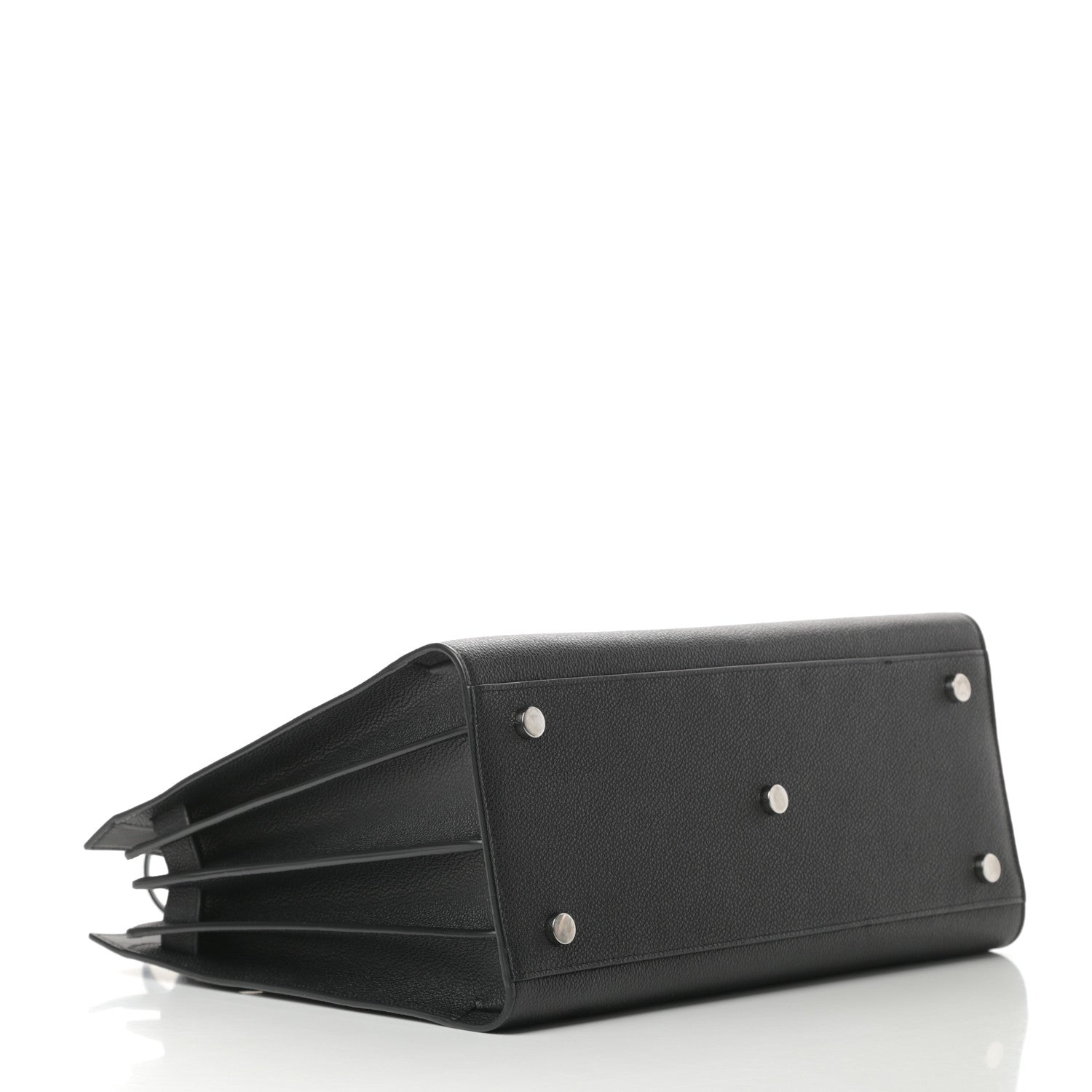 Saint Laurent Grained Calfskin Small Sac De Jour Black 4 of 11